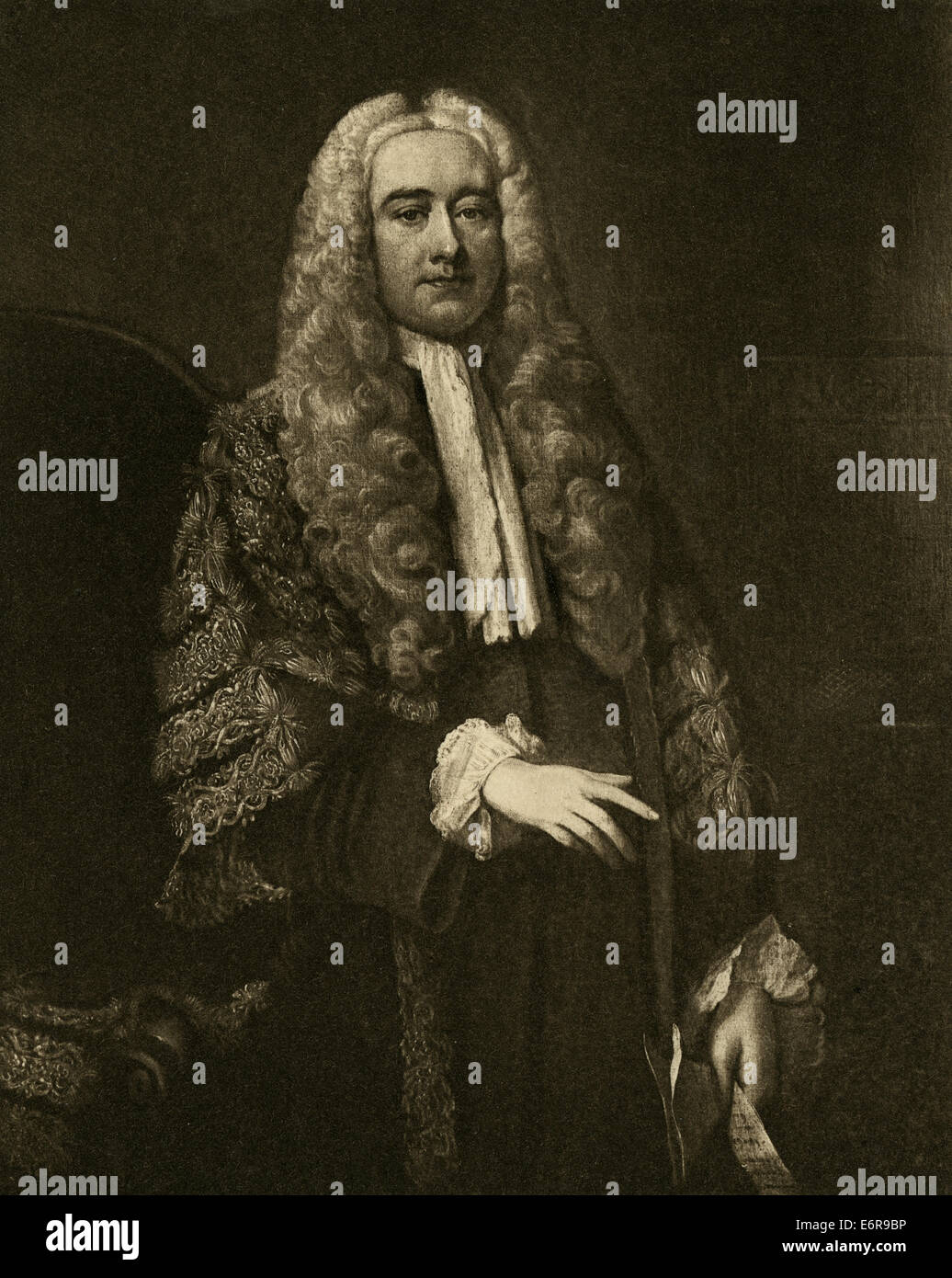 Philip Yorke, war 1. Earl von Catherine Hardwicke PC (1. Dezember 1690 - 6. März 1764), ein englischer Jurist und Politiker, der als Lordkanzler diente. Er war ein enger Vertrauter des Herzogs von Newcastle, Premierminister zwischen 1754 und 1756 und 1757 bis 1762. Stockfoto