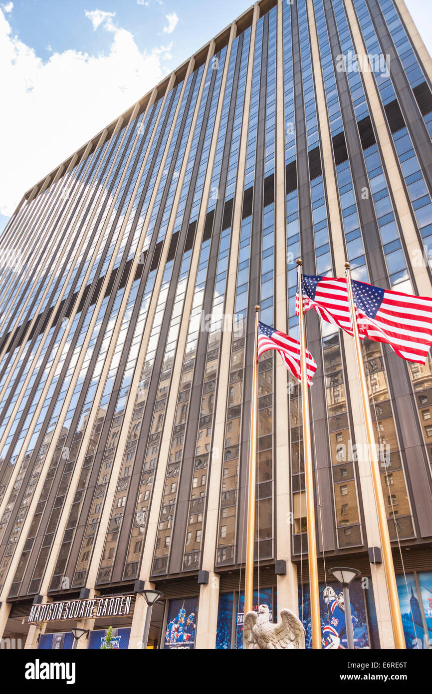 Madison Square Garden, 7th Avenue, Manhattan, New York City, New York, USA Stockfoto