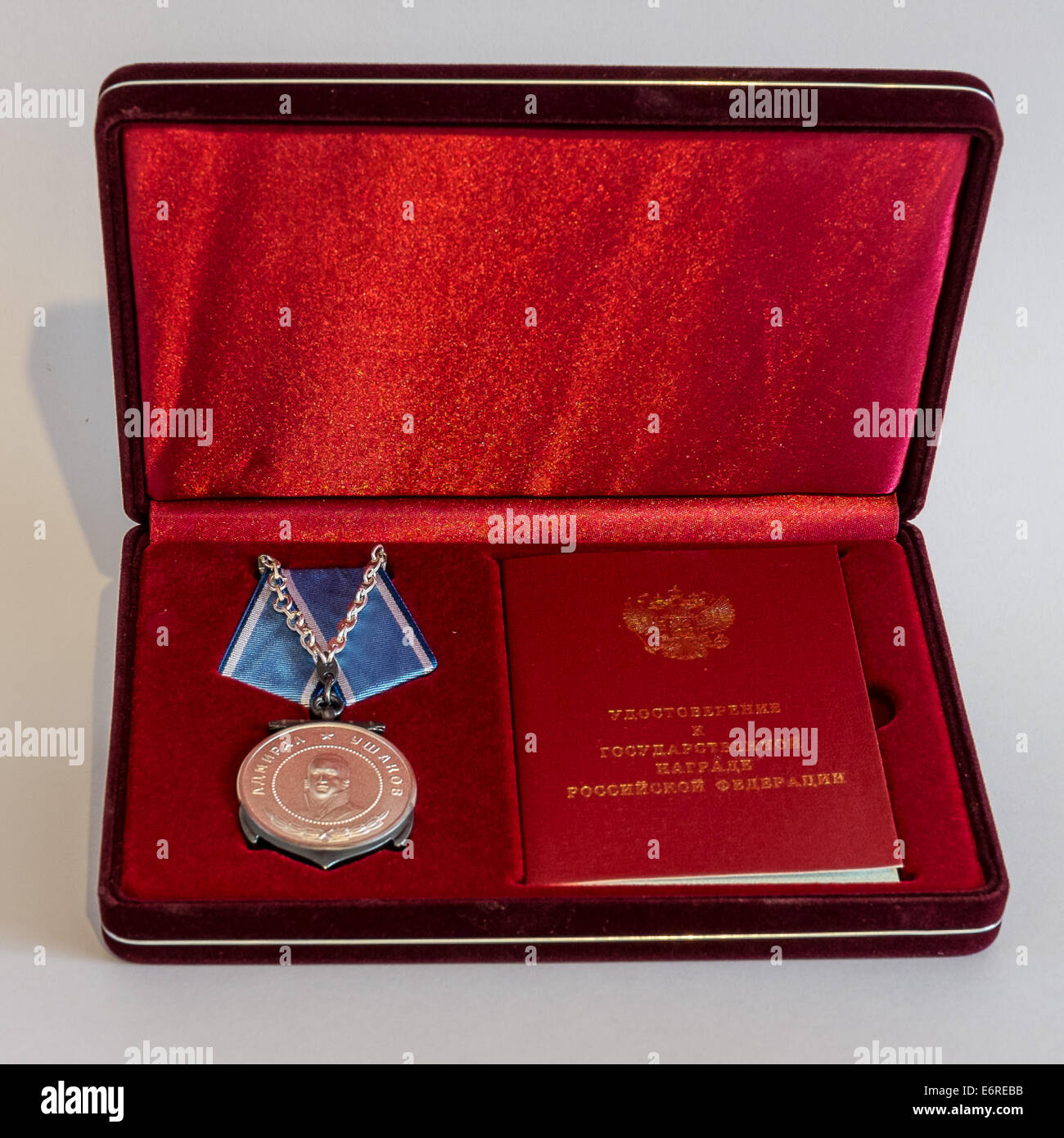 Trowbridge, Wiltshire, UK. 29. August 2014. Veteranen aus über die Süd-West, die sub-Zero trotzte Temperaturen in der Arktis-Konvois wurden geehrt durch HE Dr. Alexander Yakovenko im Auftrag von Vladimir Putin in Zeremonie in Trowbridge heute zu erkennen, ihre Tapferkeit während der 2. Weltkrieg Credit: Paul Chambers/Alamy Live News Stockfoto