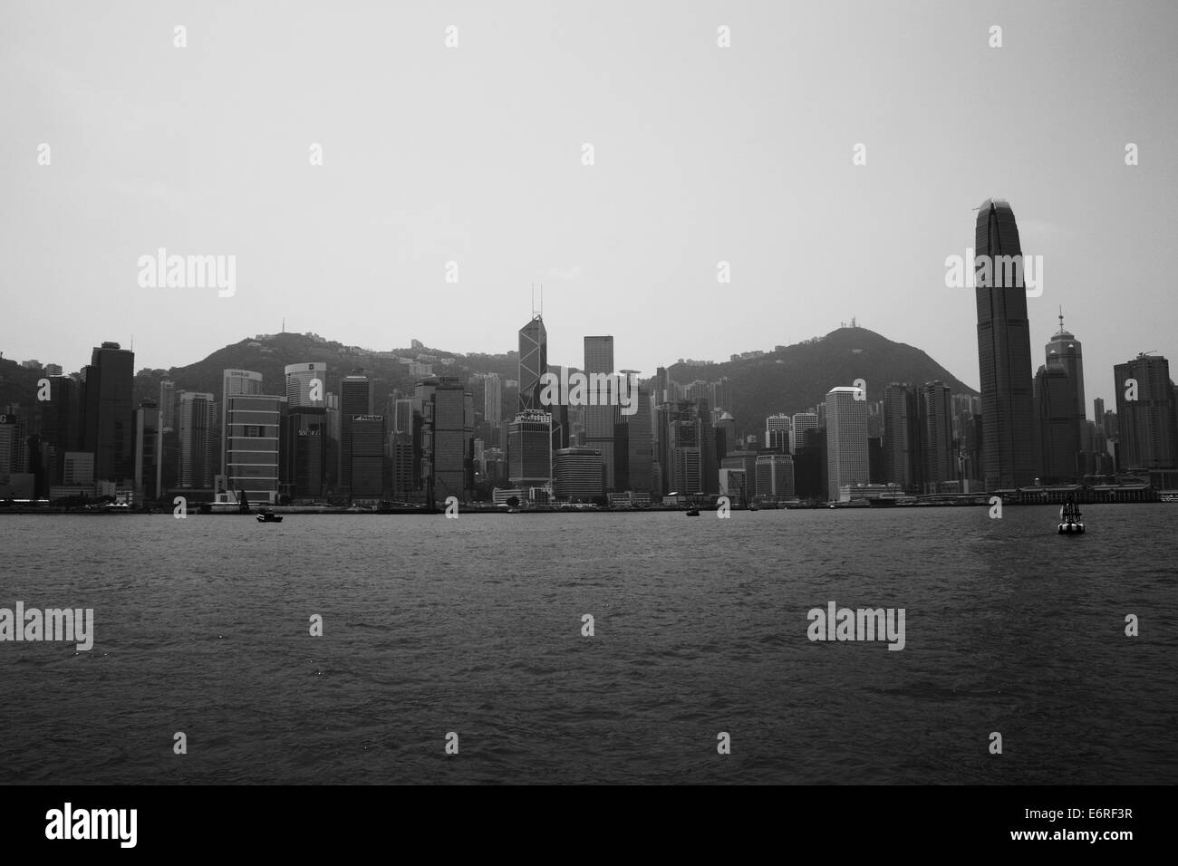 Hong Kong, Skyline der Stadt Stockfoto