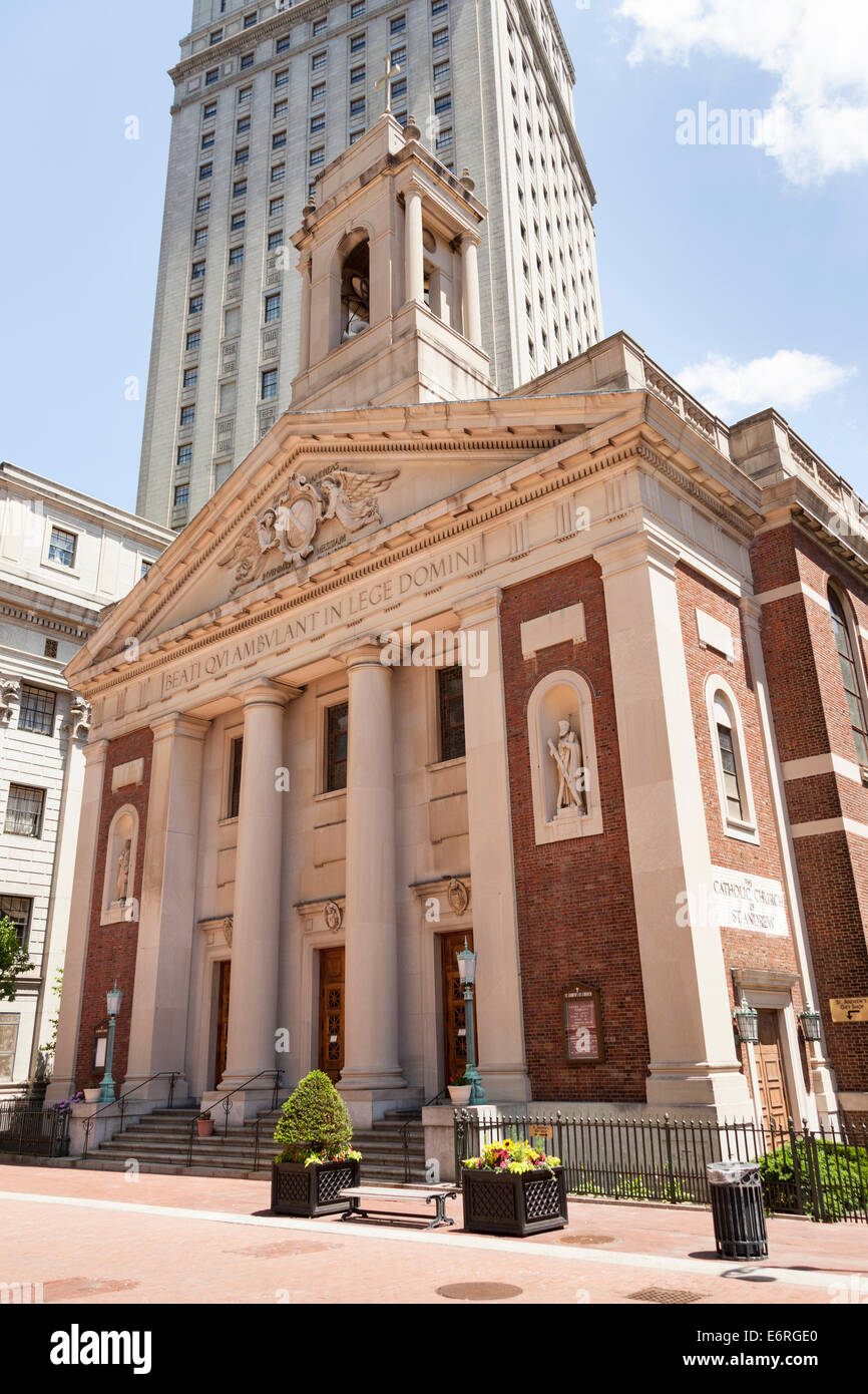 St. Andreas Kirche, Kardinal Hayes Aufnahmeort, Manhattan, New York City, New York, USA Stockfoto