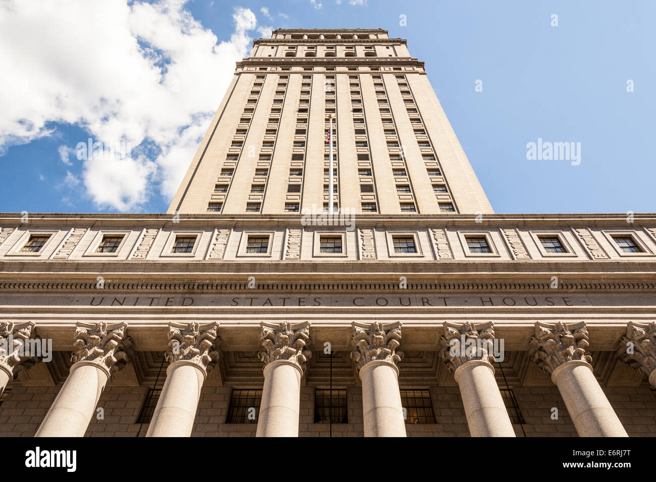 United States Court House, 40 Centre Street, Foley Quadrat, Manhattan, New York City, New York, USA Stockfoto