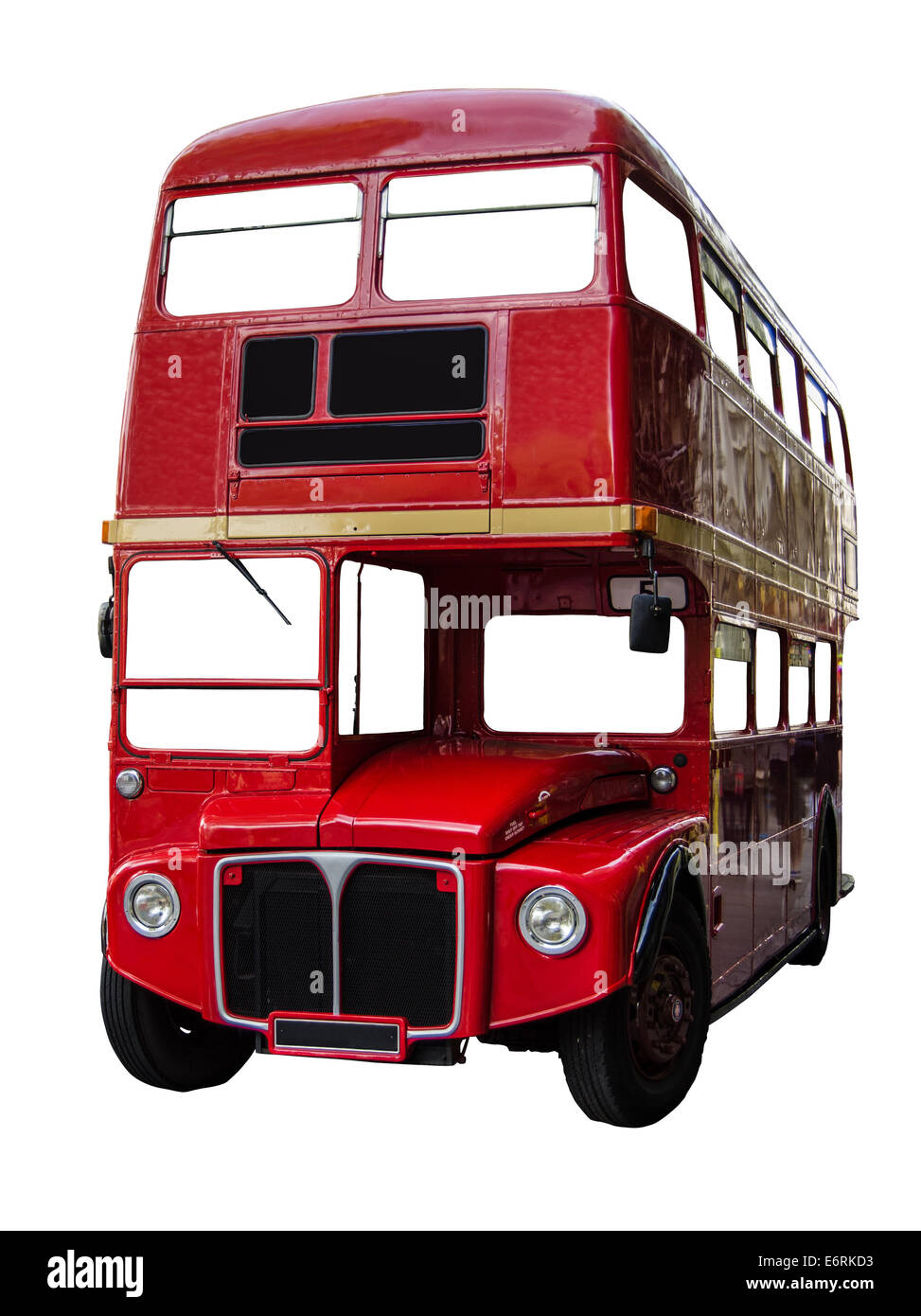 Roten Londoner Bus Stockfoto