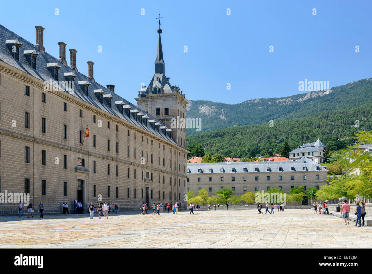 "El Escorial" Kloster. Außenansicht Stockfoto