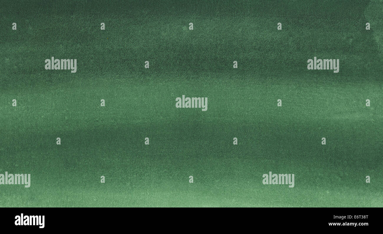 Dunkle Grün Aquarell Textur Stockfoto