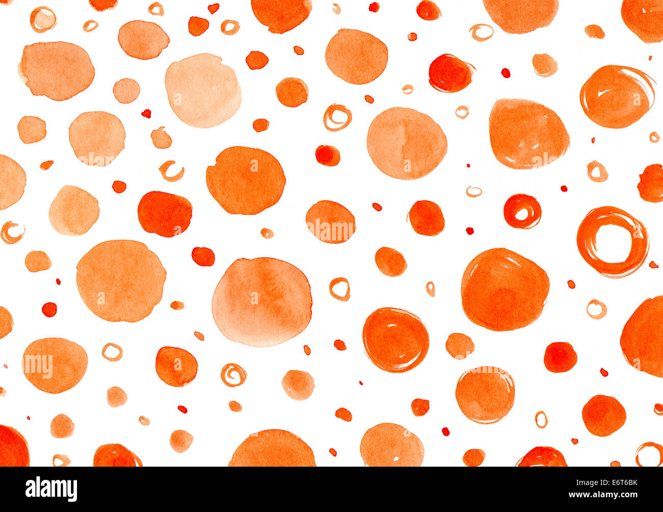 Orange Bläschen Stockfoto