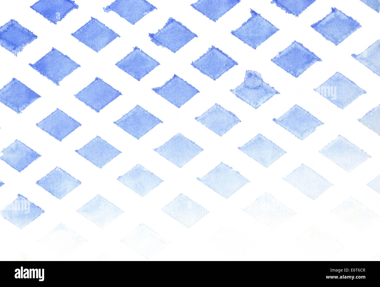 Monotone Platz in Aquarell Stockfoto