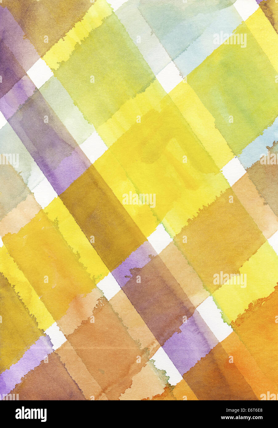 Aquarell Fadenkreuz Stockfoto