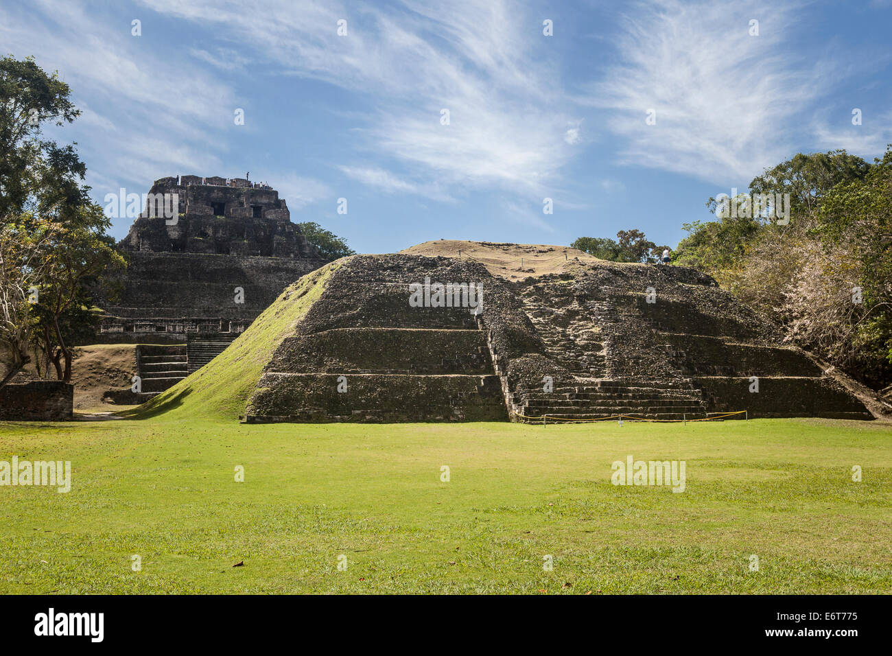 Maya-Ruinen von Xunantunich, Karibik, Belize Stockfoto