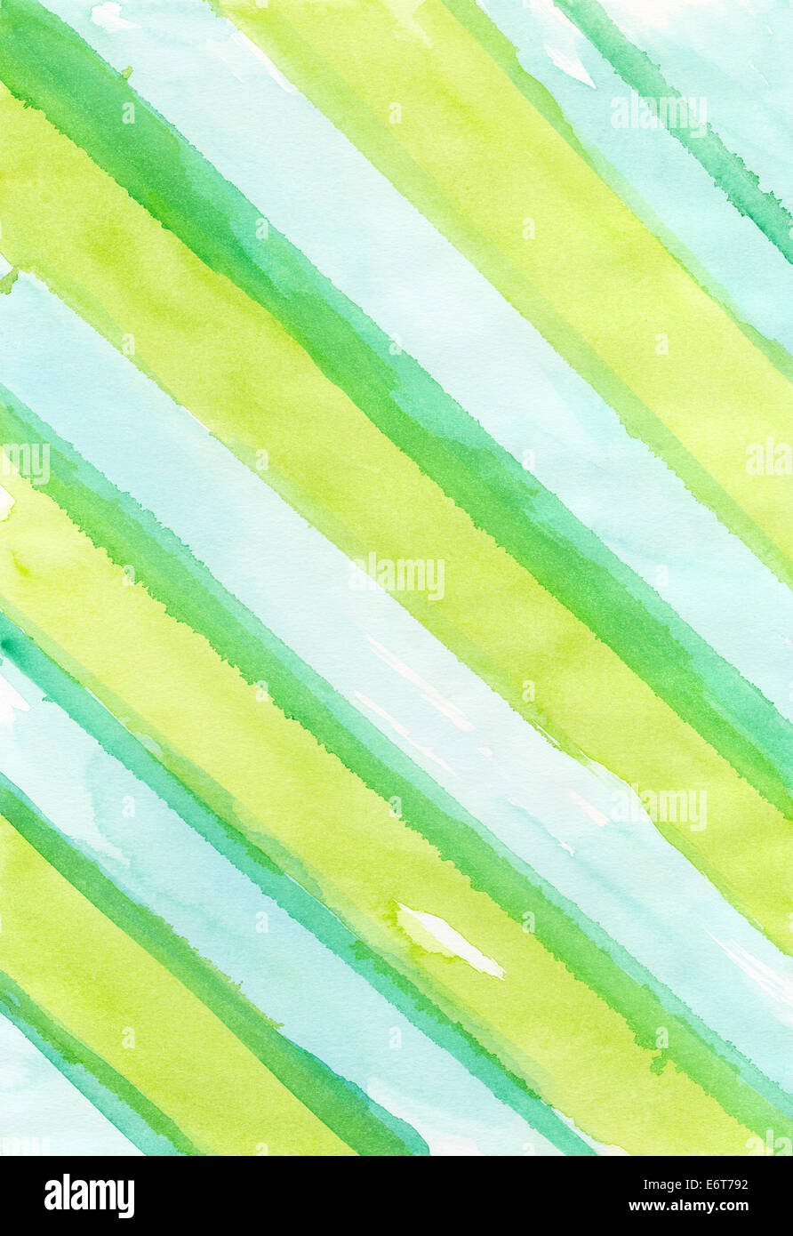 Abstrakte Aquarell Hintergrund grün-Töne Stockfoto