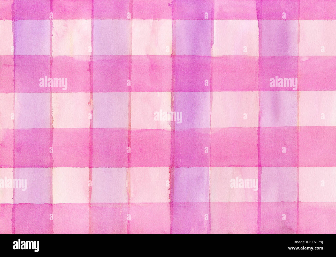 Aquarell Magenta quadratischen Hintergrund Stockfoto