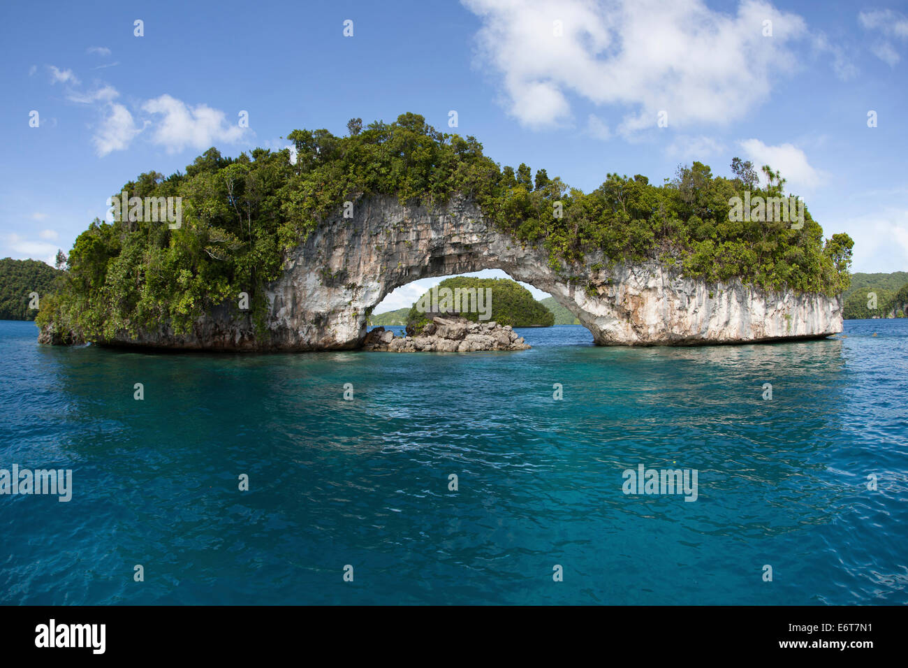 Naturale im Rock-Inseln, Mikronesien, Palau Stockfoto