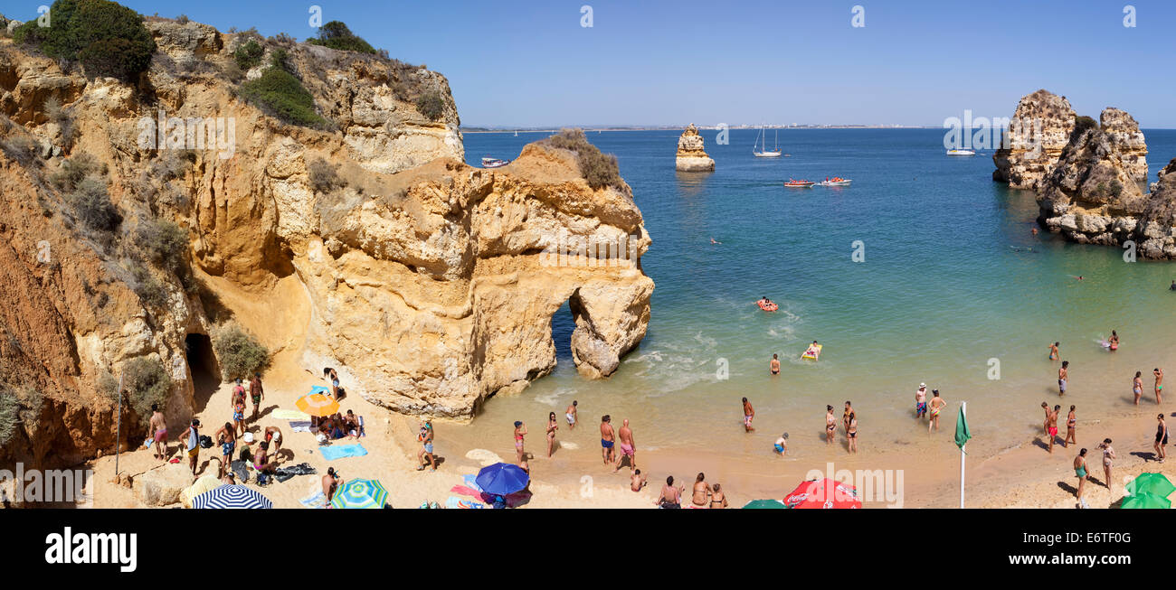 Praia Camilo, Strand in Lagos, Algarve, Portugal Stockfoto