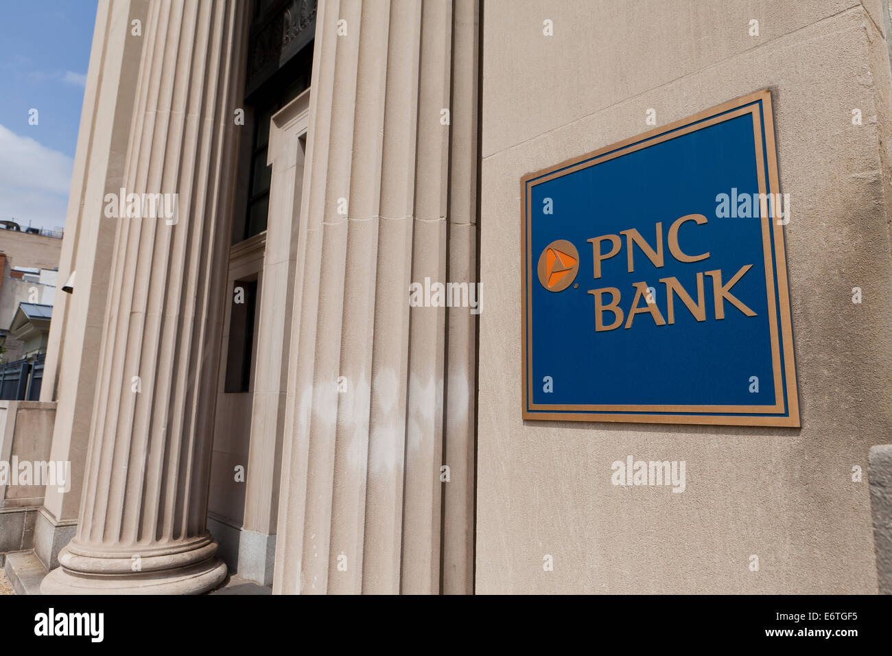PNC Bank Zeichen - Washington, DC USA Stockfoto