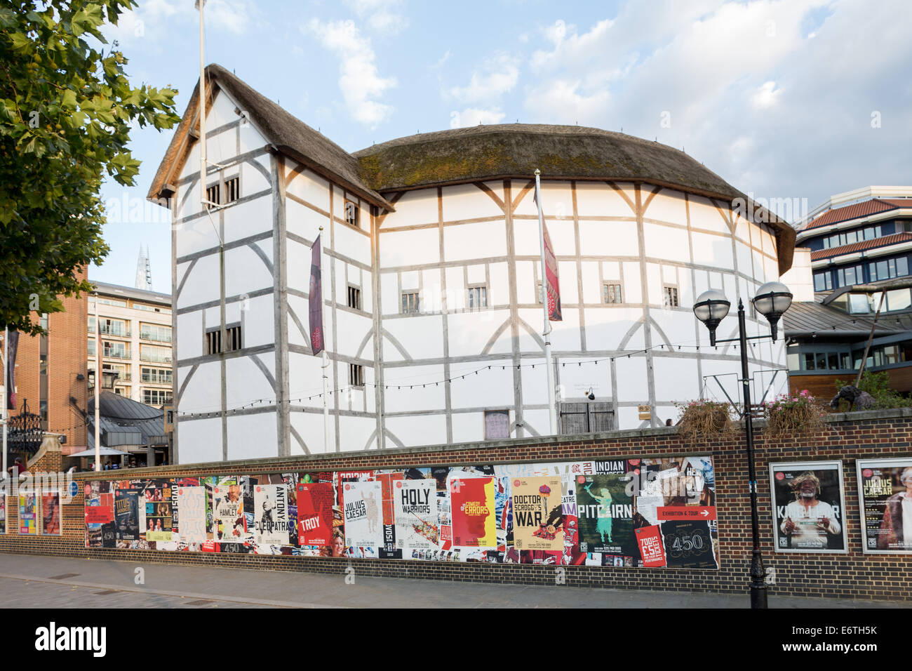 Shakespeares Globe Theatre, London, UK Stockfoto