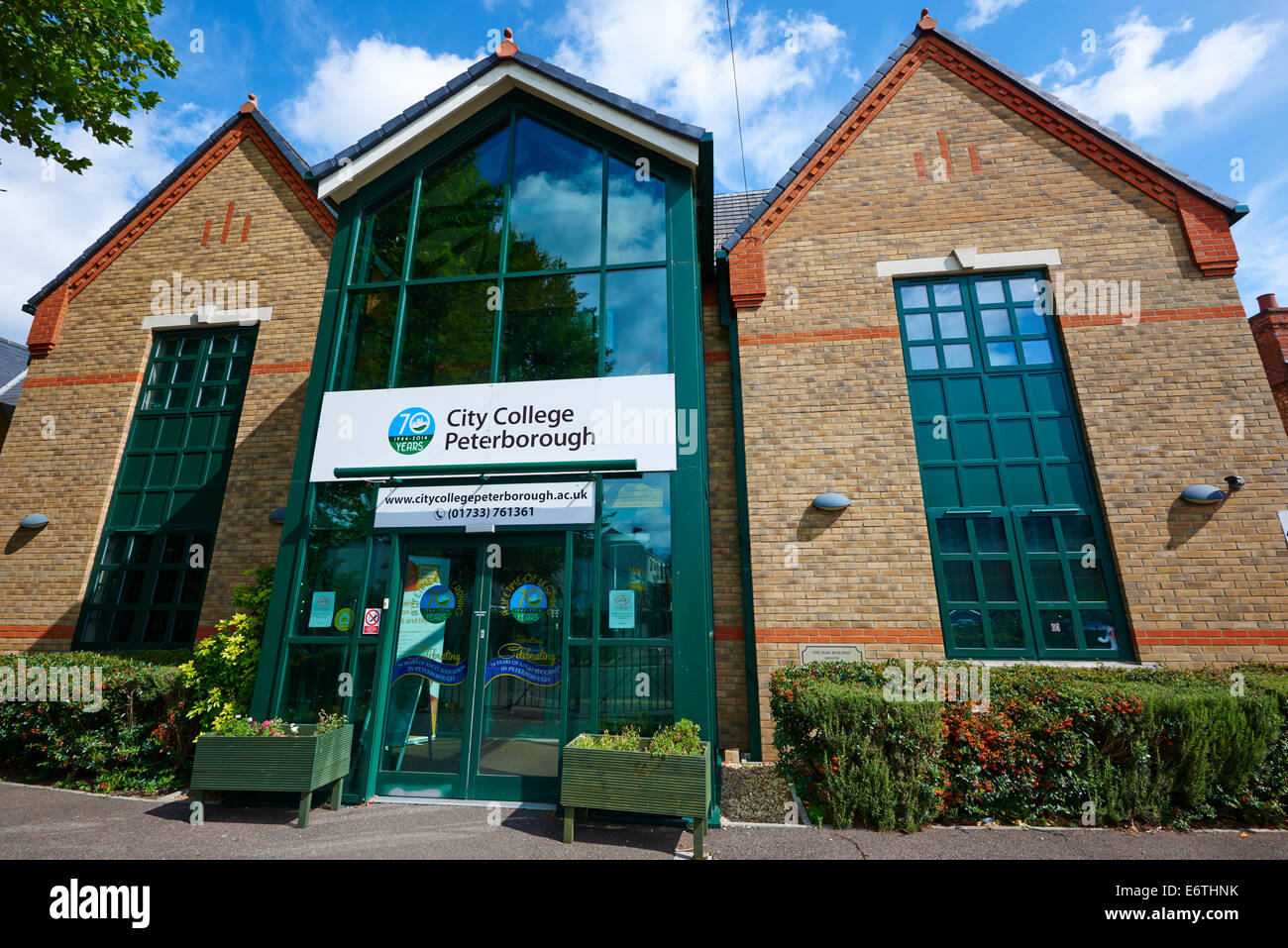 City College Brook Street Peterborough Cambridgeshire UK Stockfoto