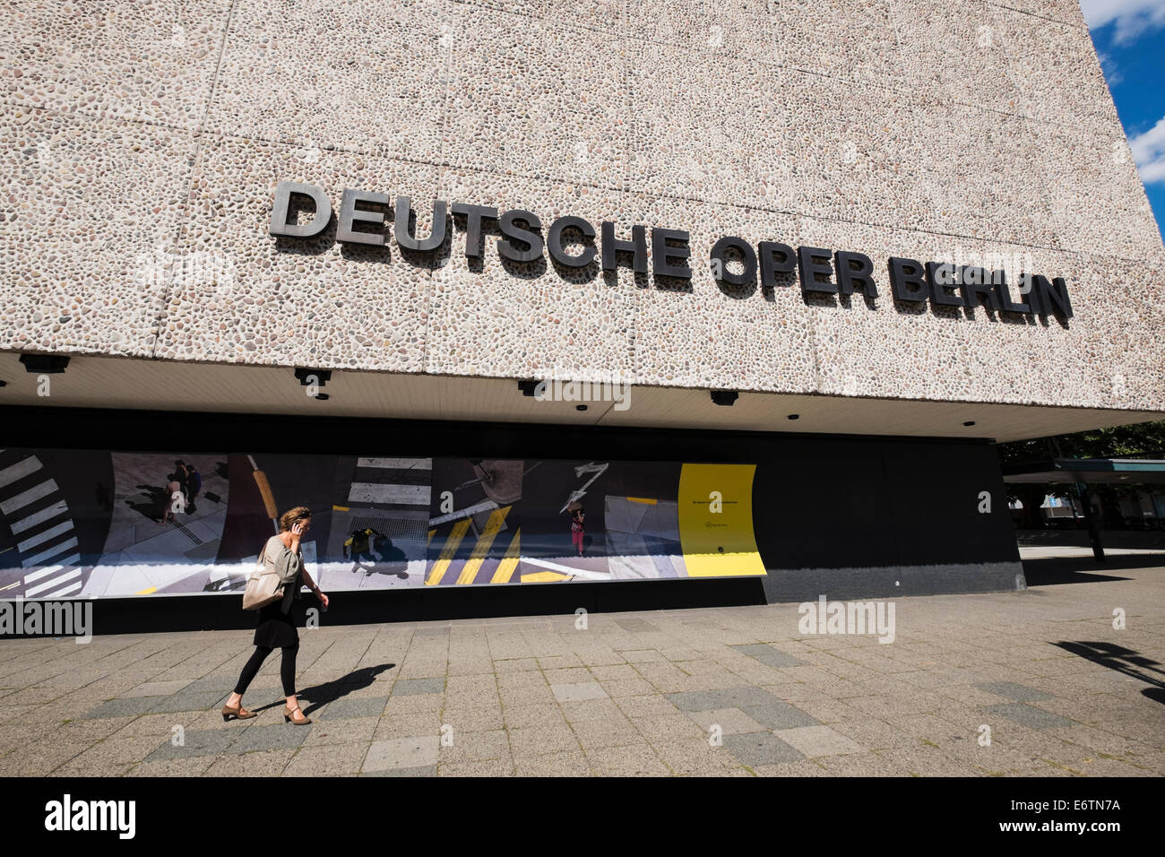Außenansicht des Deutschen Oper der Deutschen Oper in Berlin Deutschland Stockfoto