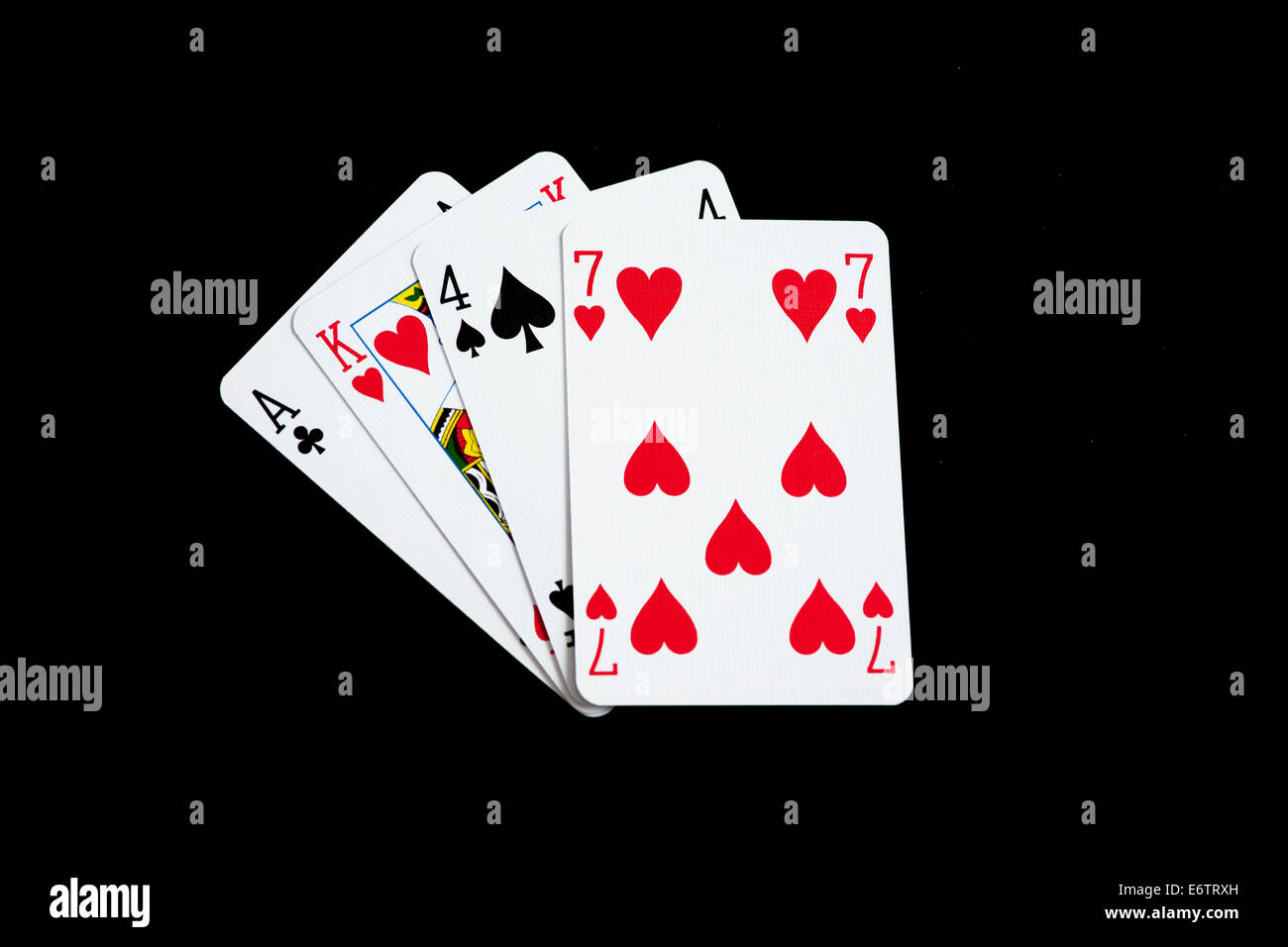 Poker-Begriff ak47 nannte dies nennt man einen Sprache-Witz Stockfoto