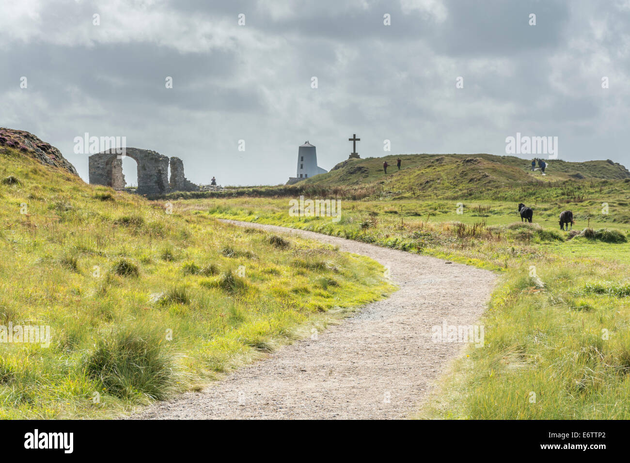 Llanddwyn Island, Newborough, Anglesey UK Stockfoto