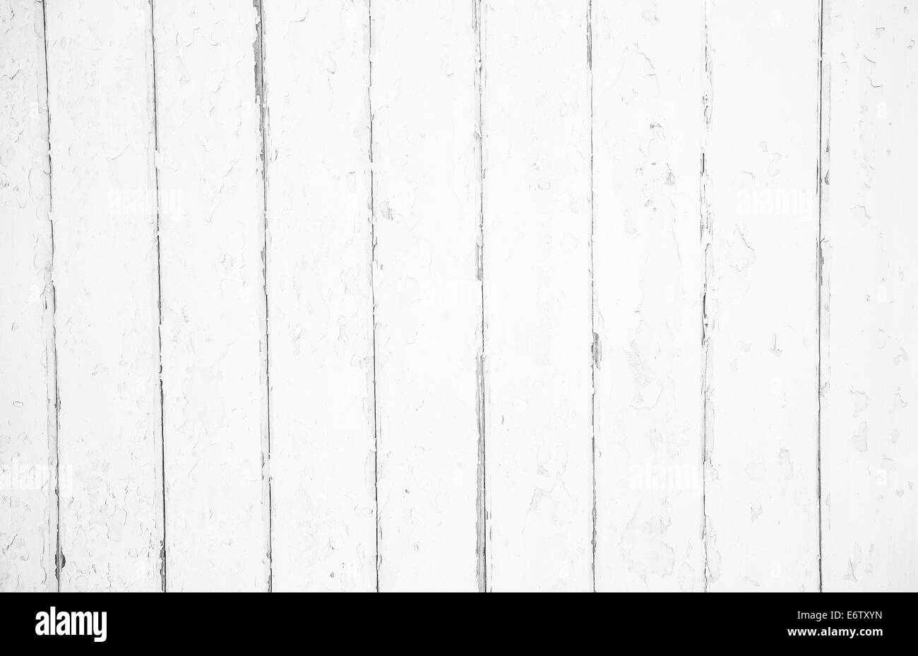Shabby Chic: alte Holz Hintergrund in weißer Farbe - gemustert und rustikal. Stockfoto