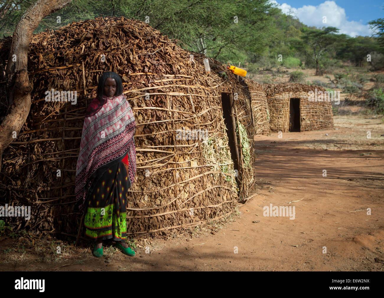 Borana Stamm Frau, Yabelo, Äthiopien Stockfoto