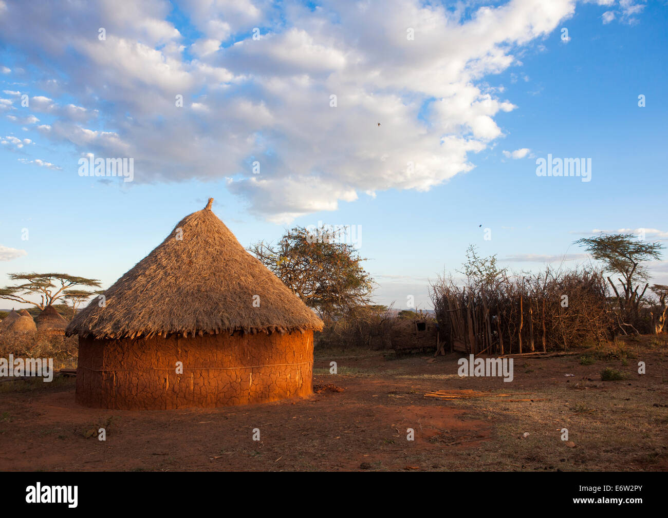 Urige Hütte In Borana Stamm, Yabelo, Äthiopien Stockfoto