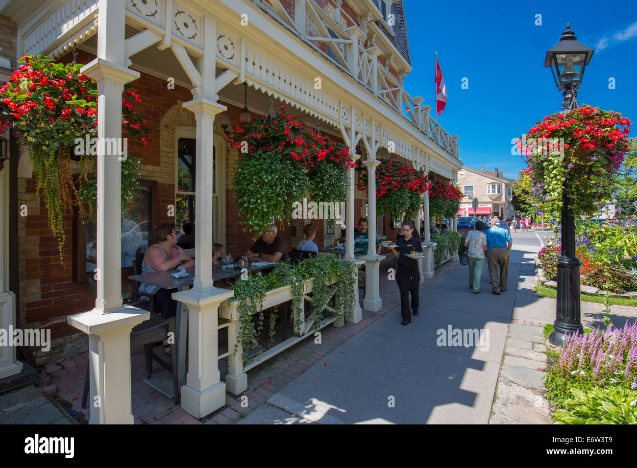 Dorf von Niagara on the Lake am Niagara River in Ontario Kanada Stockfoto