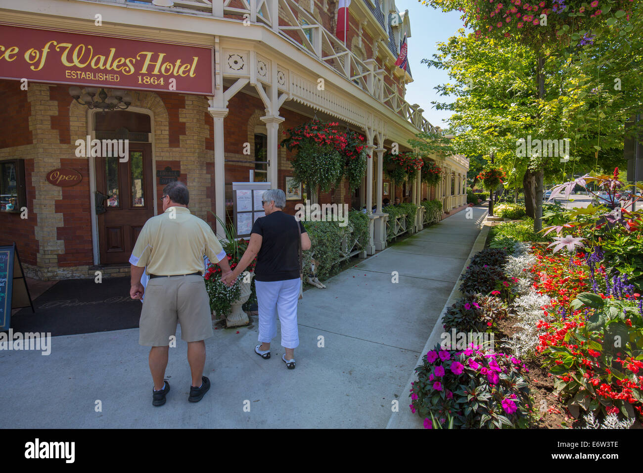 Dorf von Niagara on the Lake am Niagara River in Ontario Kanada Stockfoto