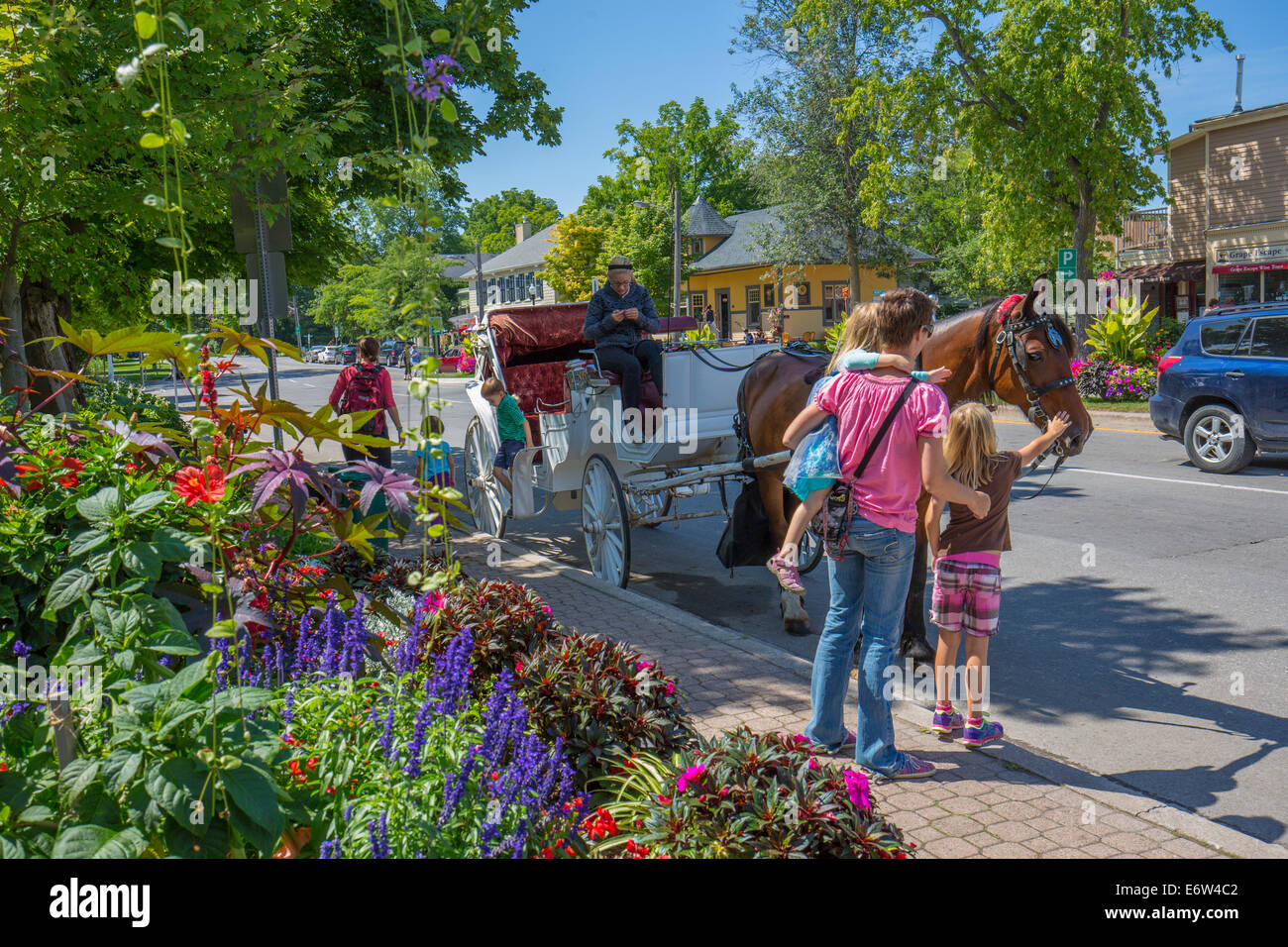Dorf von Niagara on the Lake am Niagara River in Ontario Kanada Stockfoto