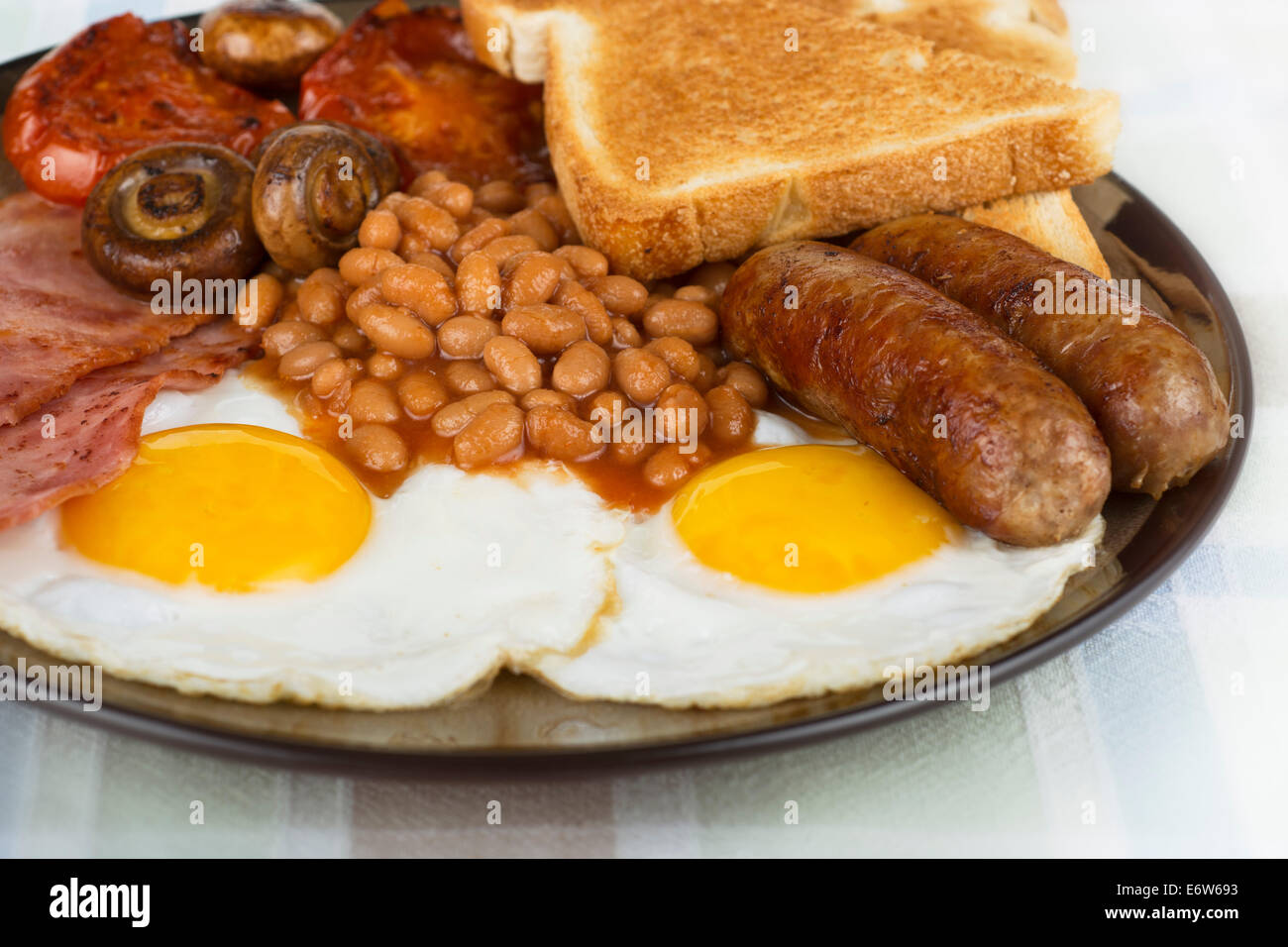 Englisches Frühstück Stockfoto