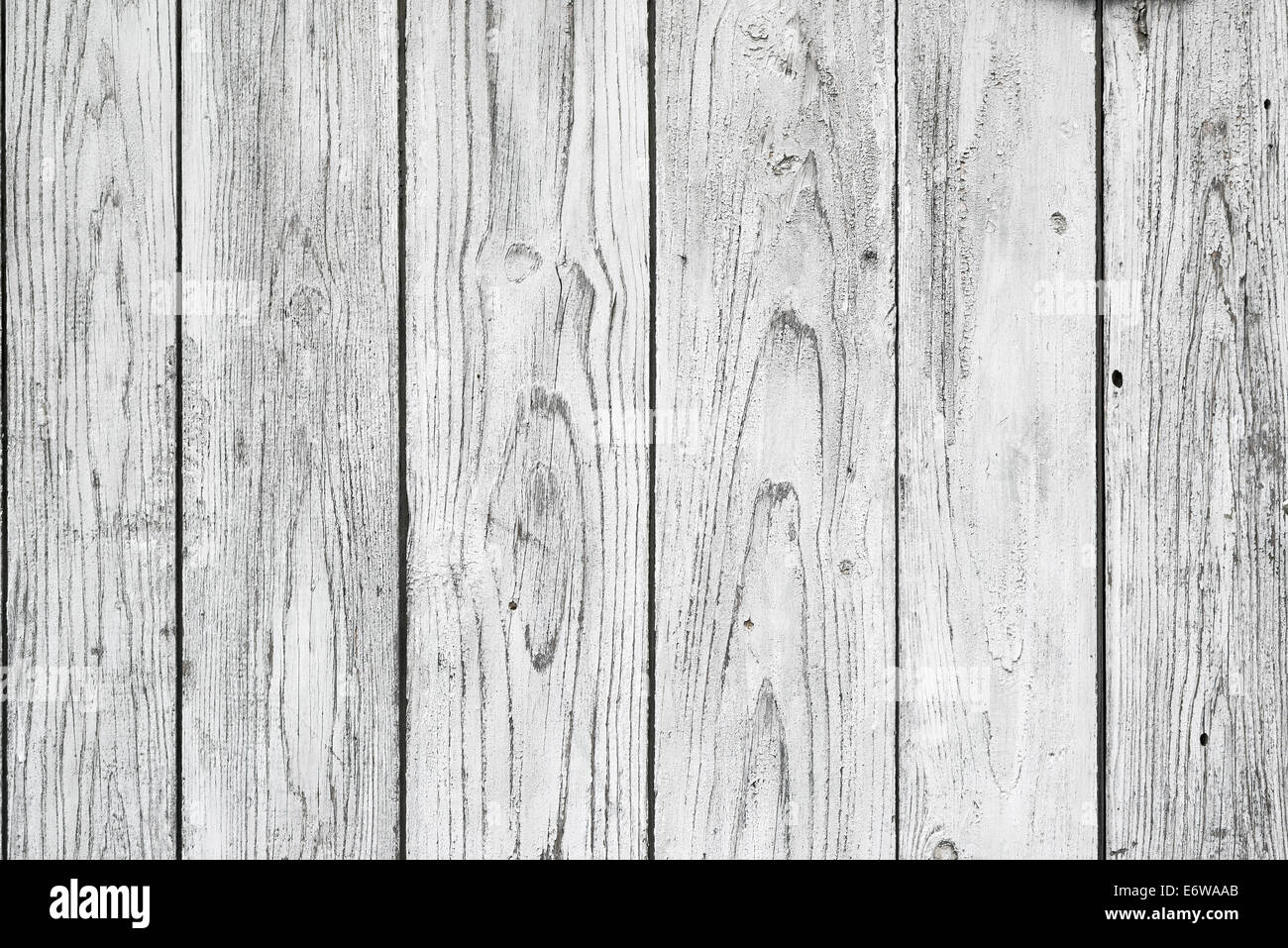 Weiße Holzplanken Textur als Hintergrund Stockfoto
