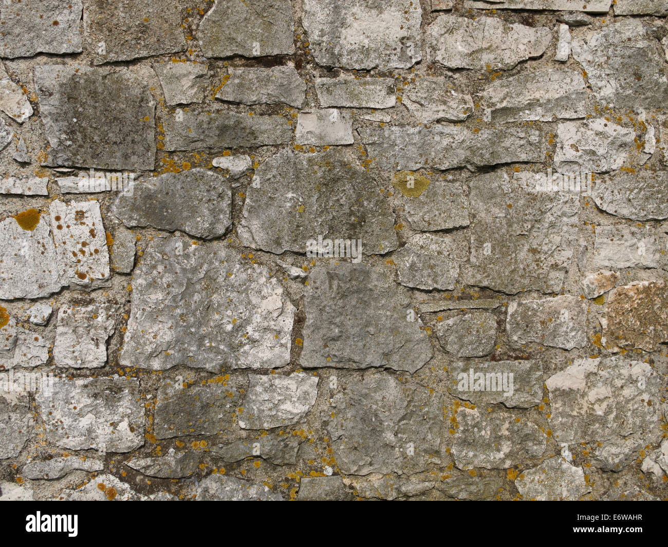 Detail der traditionell gebaut Steinmauer aus Istrien, Kroatien. Stockfoto