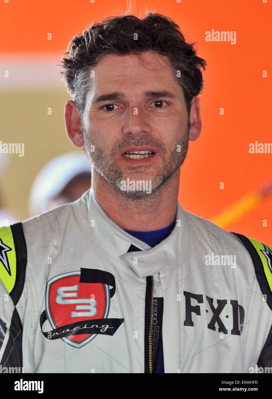 Eric Bana Rennen im 2014 Liqui Moly Bathurst 12 Stunde Featuring: Eric Bana Where: Sydney, Australien bei: 9. Februar 2014 Stockfoto