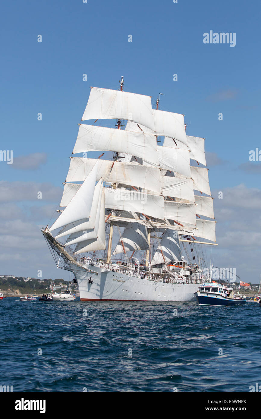 Großsegler; Falmouth; Cornwall; VEREINIGTES KÖNIGREICH; 2014 Stockfoto