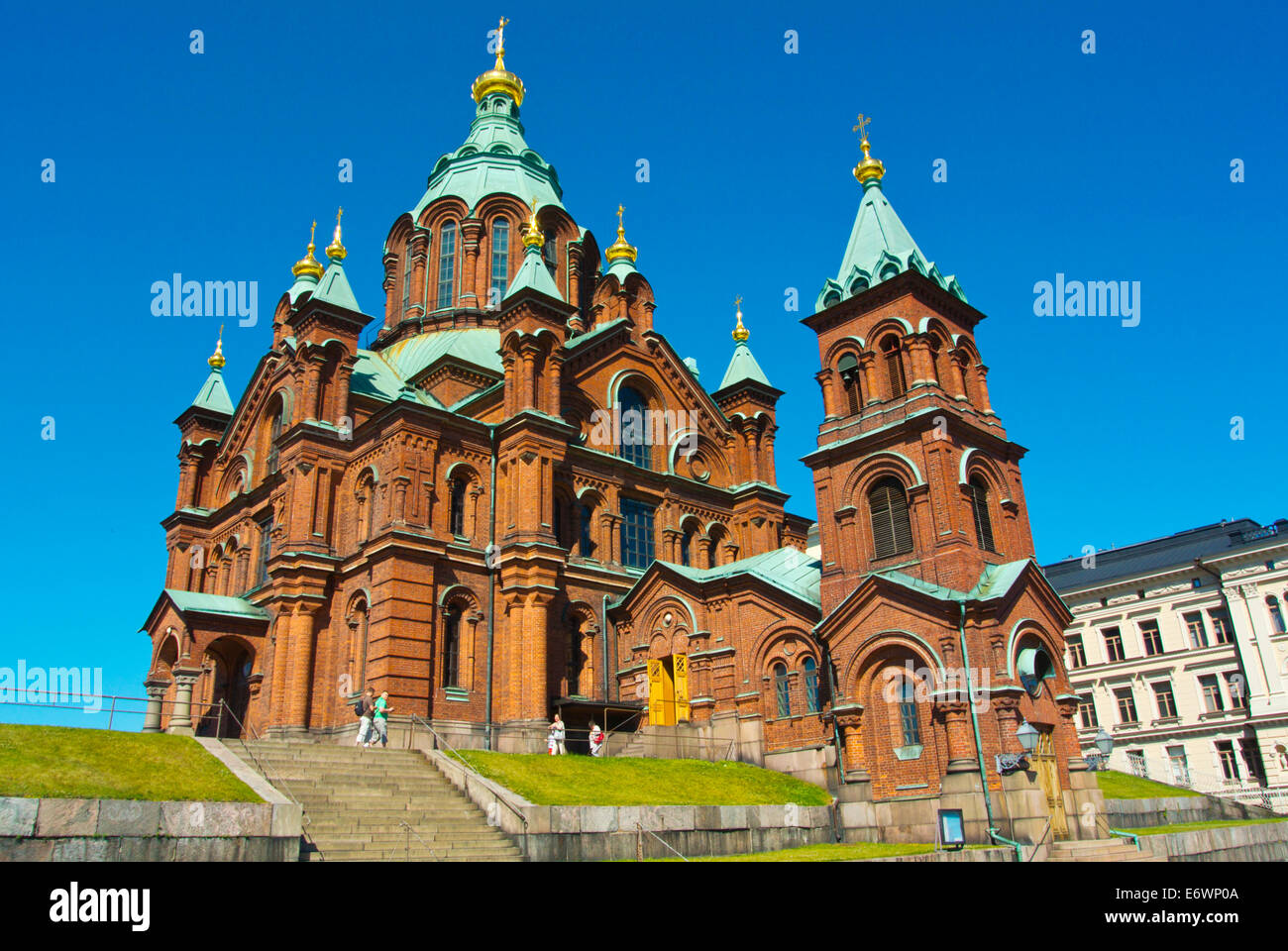 Uspenski-Kathedrale (1968), östliche orthodoxe Kirche, Katajanokka, Helsinki, Finnland, Europa Stockfoto