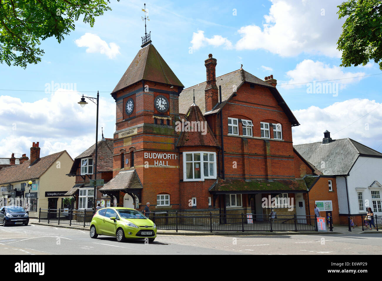 Budworth Hall, High Street, Chipping Ongar, Essex, England, Vereinigtes Königreich Stockfoto