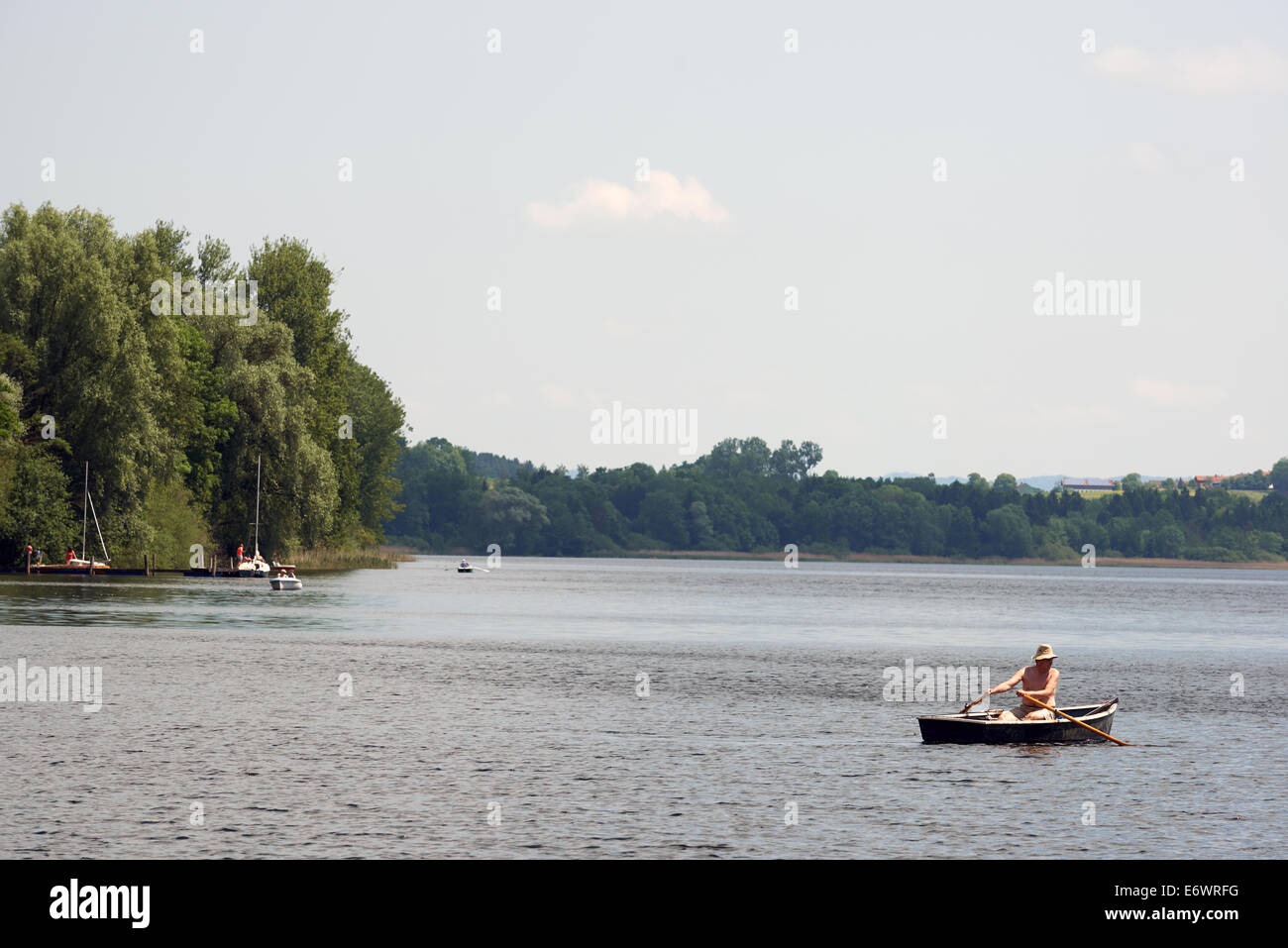 Waginger See, Bayern, Deutschland. Stockfoto