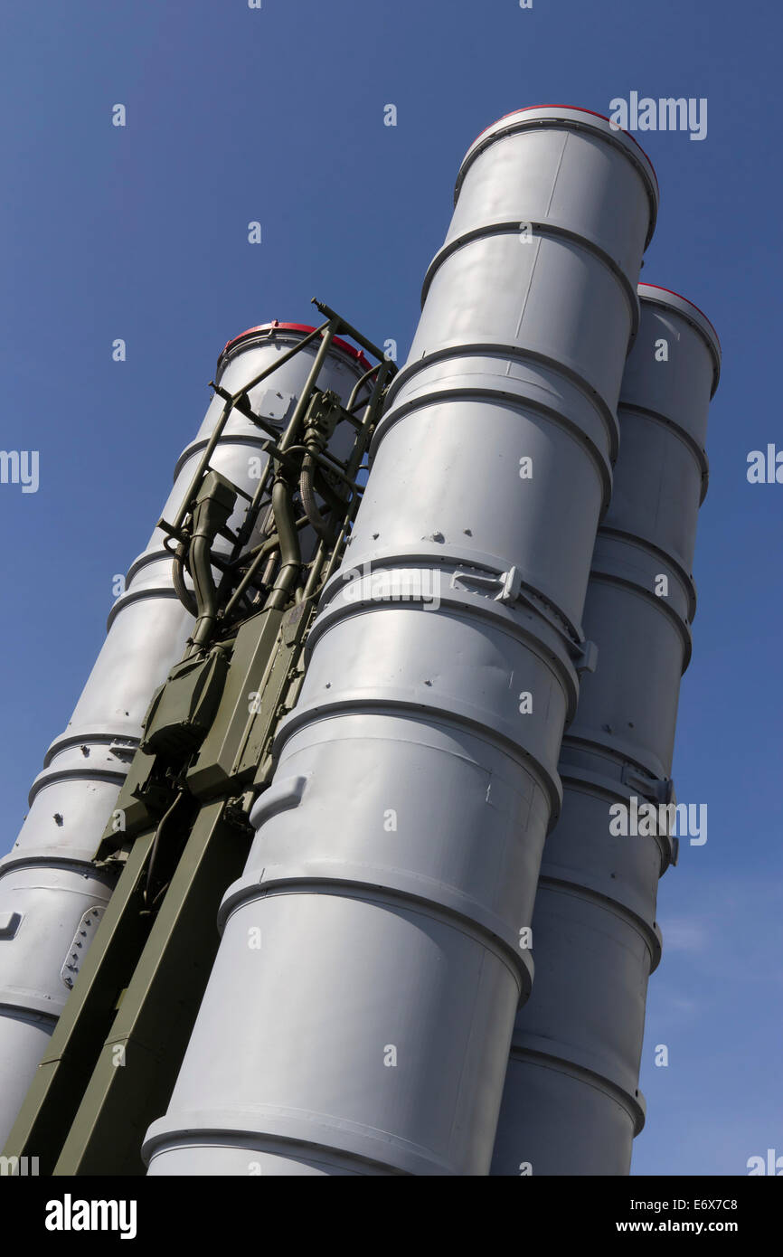 Russische C-300-Boden-Luft-Raketen-system Stockfoto