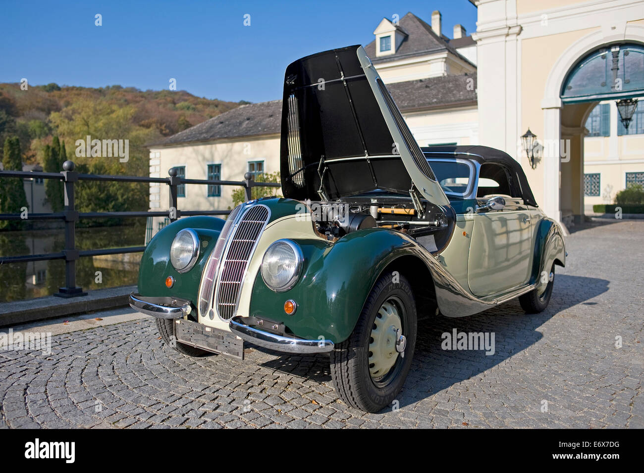 Oldtimer BMW 327-28, Cabrio, Limousine, Baujahr 1939 Stockfoto