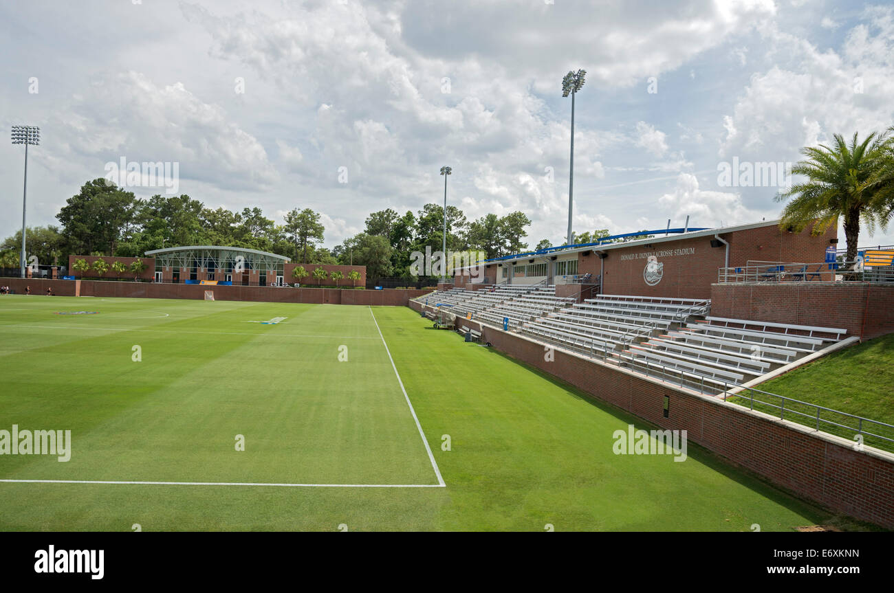 Donald R. Dizney Lacrosse-Stadion an der University of Florida in Gainesville. Stockfoto