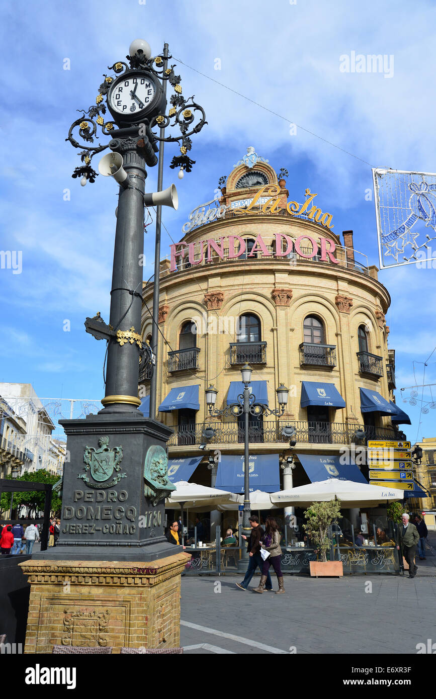 Plaza Esteve, Jerez De La Frontera, Provinz Cádiz, Andalusien, Königreich von Spanien Stockfoto