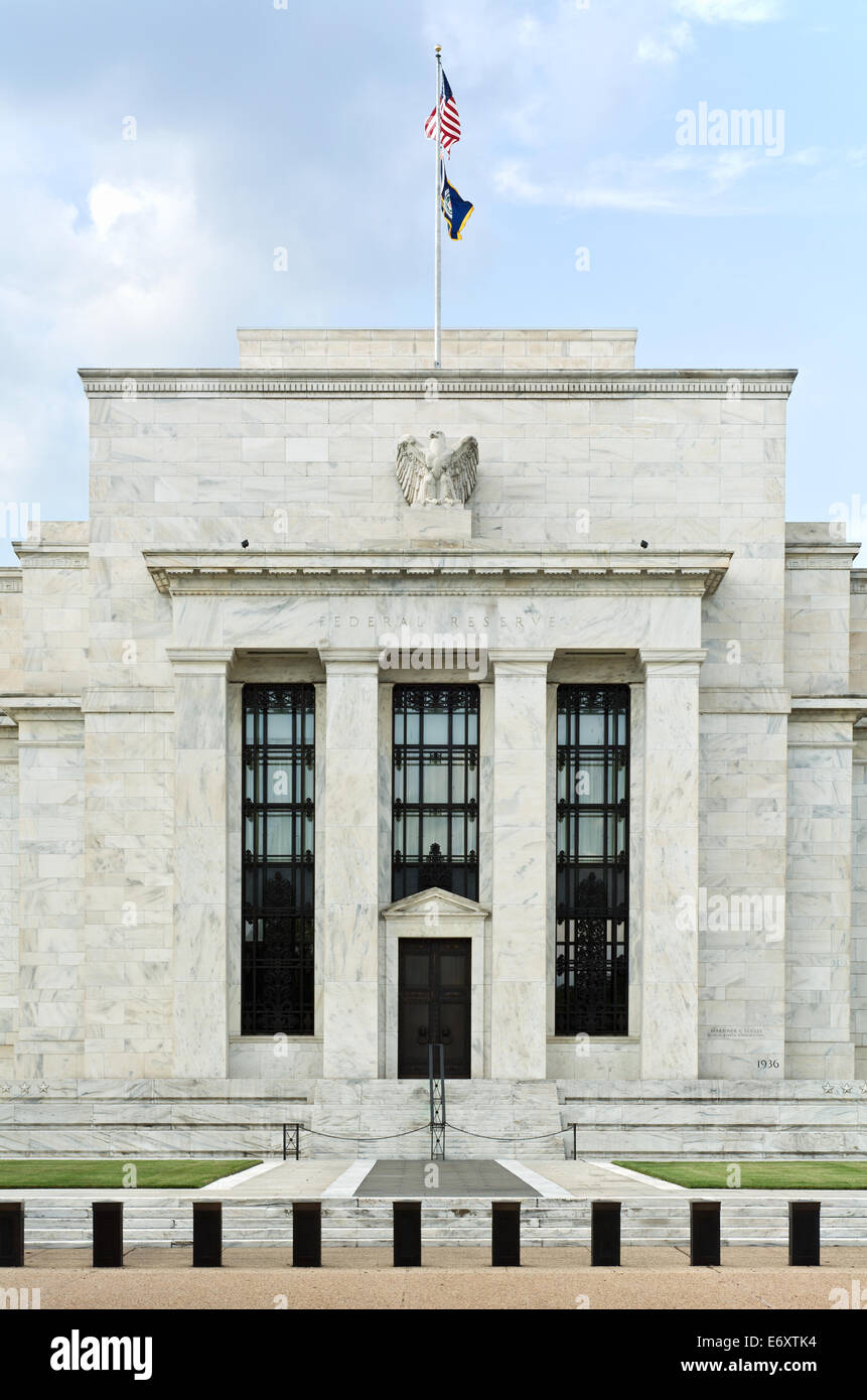US-Federal Reserve Board Building in Washington Stockfoto