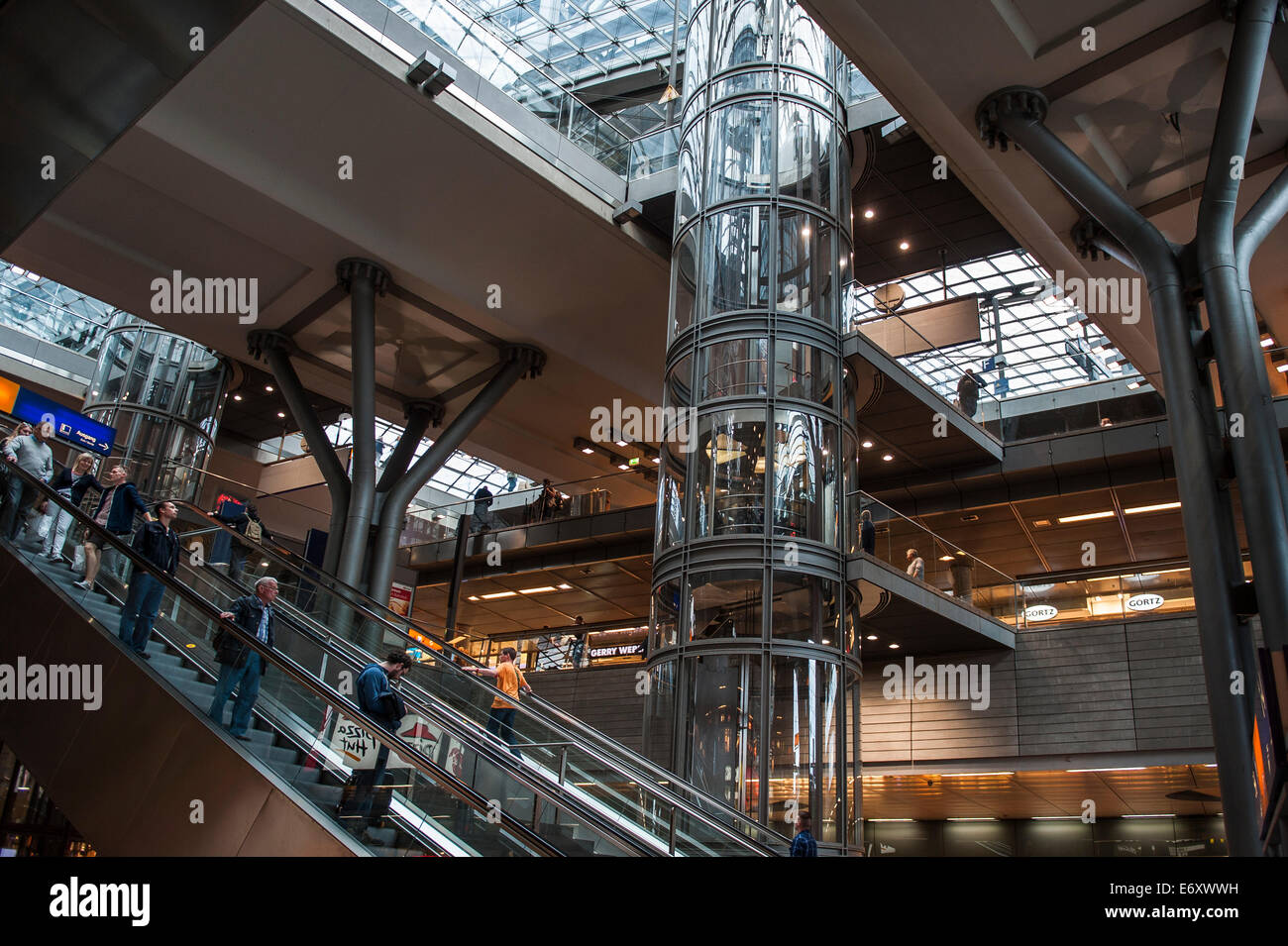 Deutschland, Deutschland, Berlin, Hauptstadtkulturfonds, Capital City, Hauptbahnhof, Bahnhof, Lehrter Bahnhof, Stockfoto