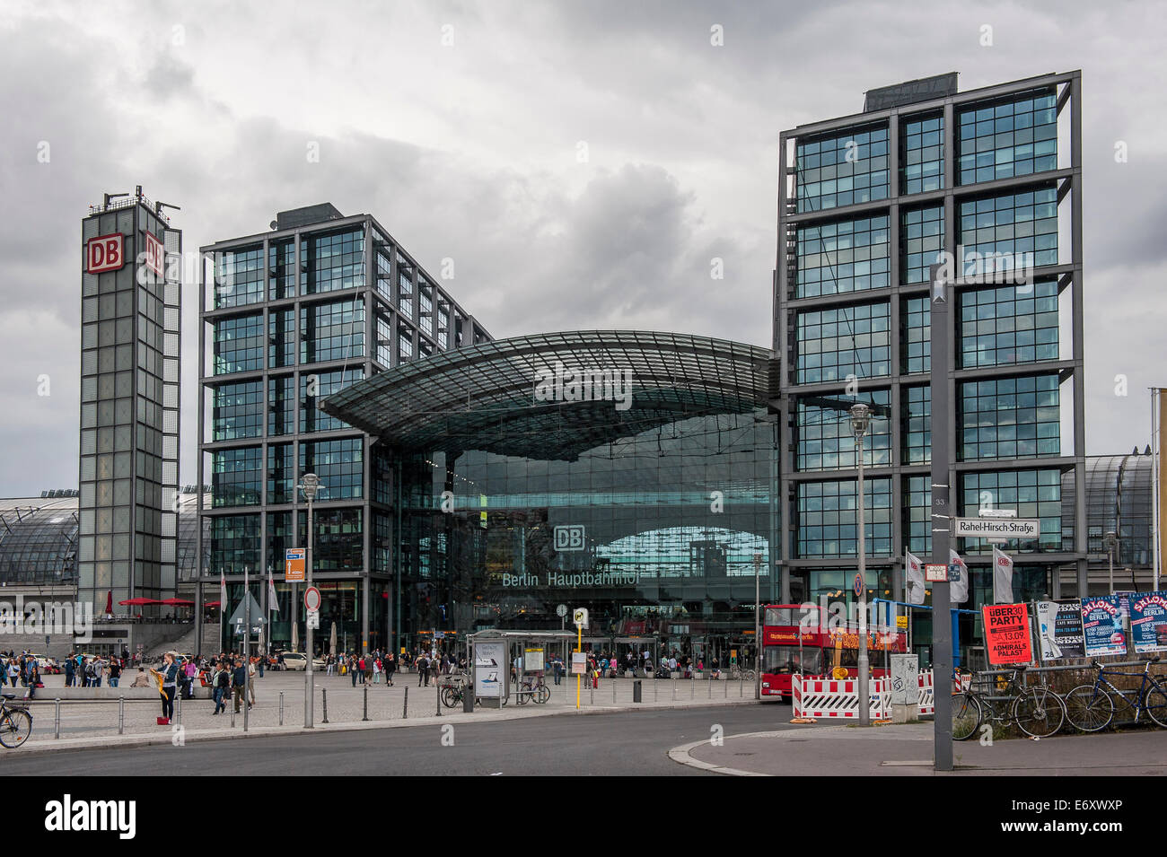 Deutschland, Deutschland, Berlin, Hauptstadtkulturfonds, Capital City, Hauptbahnhof, Bahnhof, Lehrter Bahnhof, Stockfoto