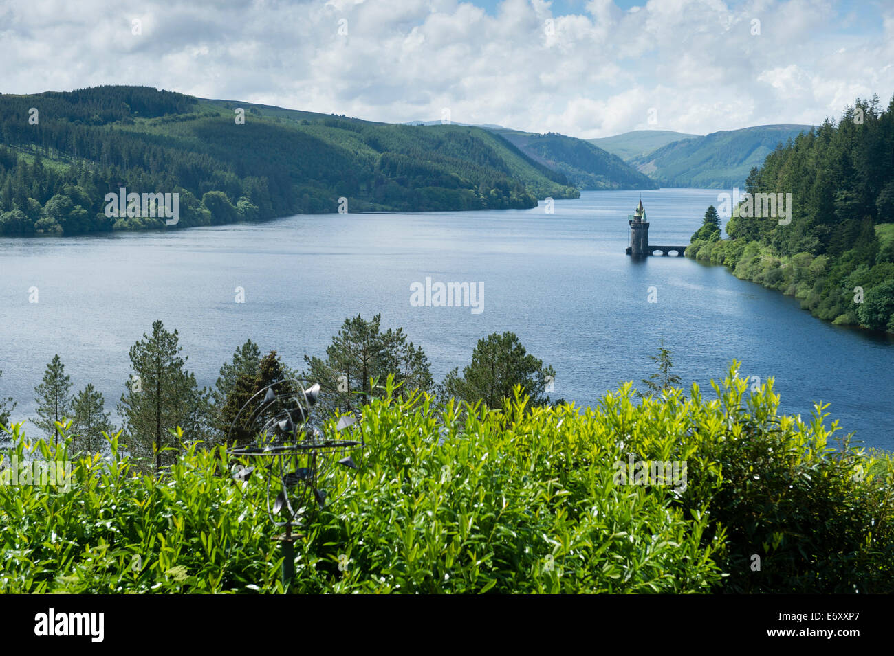 Lake Vyrnwy Resevoir Powys wales UK Stockfoto