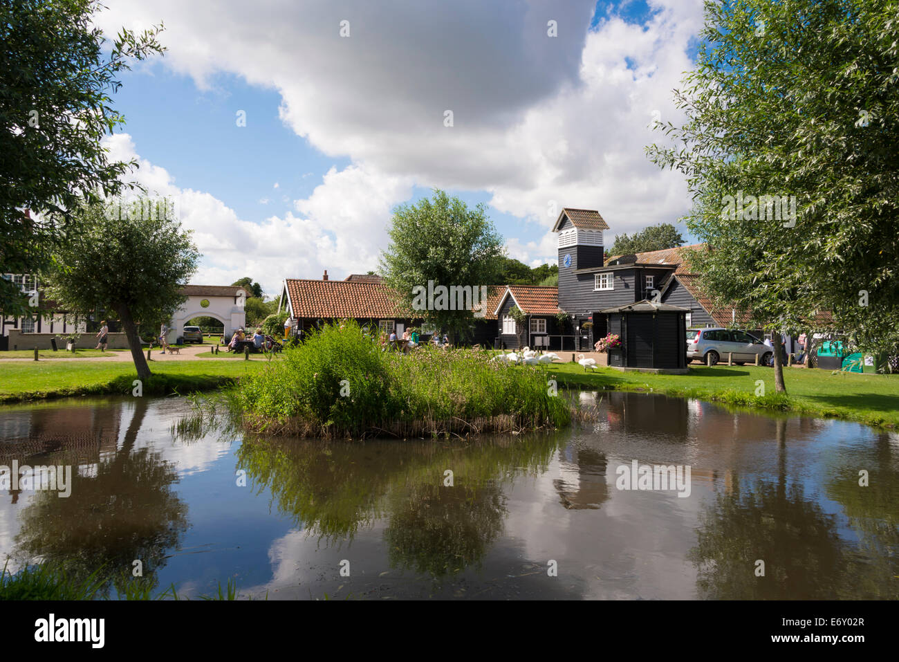 Das Dorf Teich, Thorpeness, Suffolk, England, UK. Stockfoto