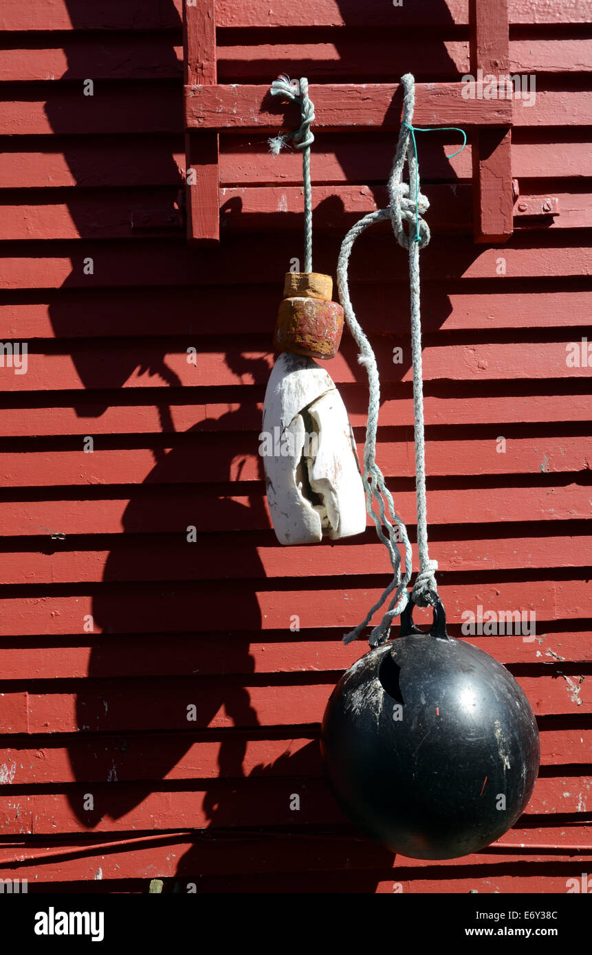 Angeln hin-und Herbewegungen, Grand Manan Island, Kanada Stockfoto