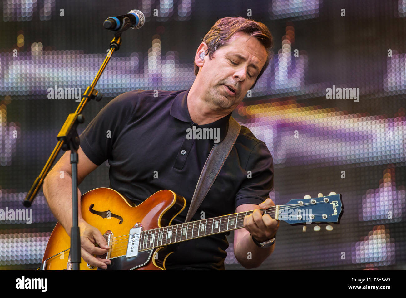 Nick Heyward tritt am Rücklauf - The 80's Festival - Capesthorne Nordhalle, Cheshire Stockfoto