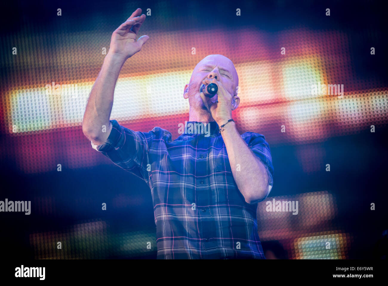 Jimmy Somerville tritt am Rücklauf - The 80's Festival - Capesthorne Nordhalle, Cheshire Stockfoto