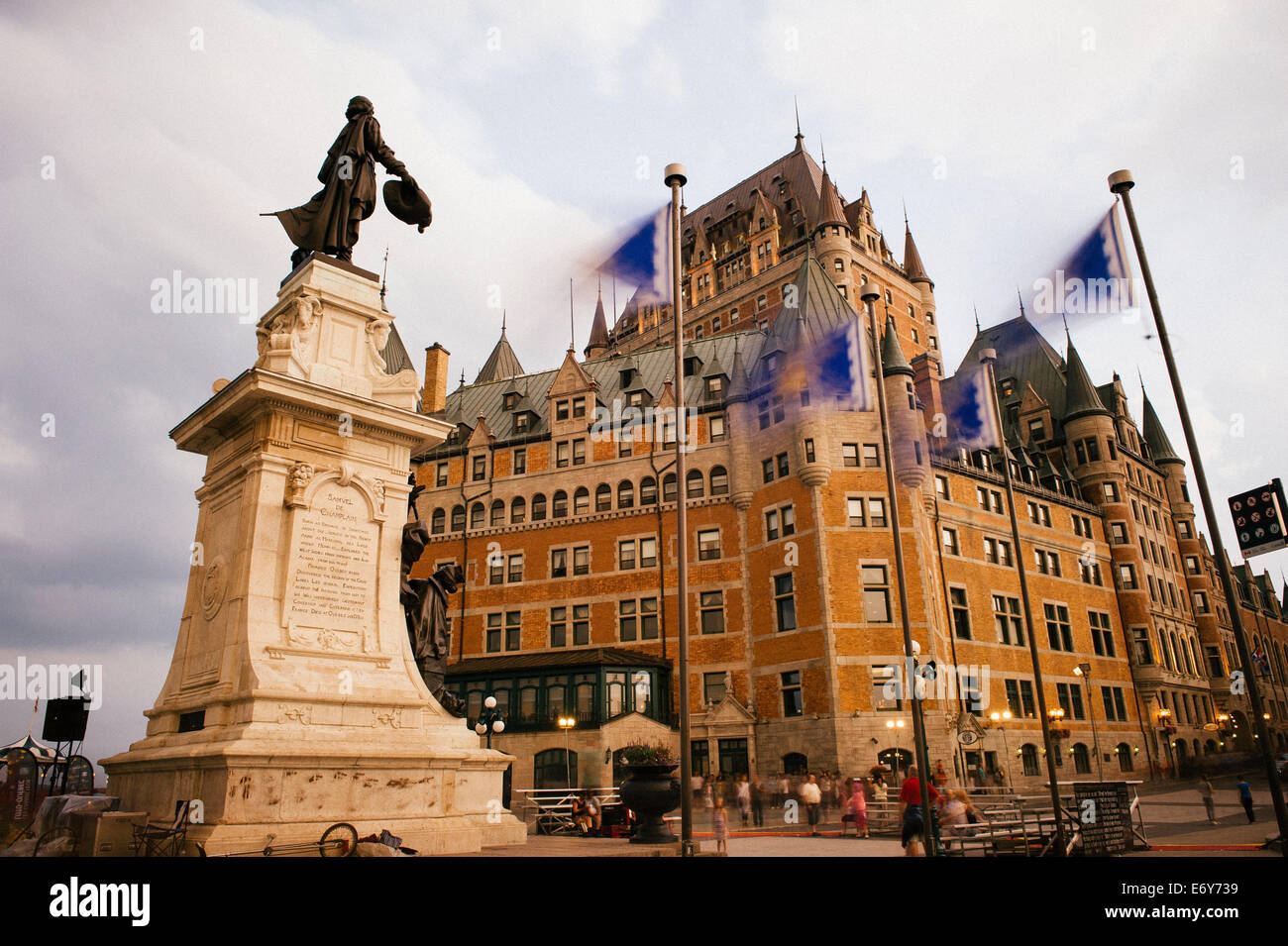 Château Frontenac in Québec Stadt, Québec, Kanada Stockfoto